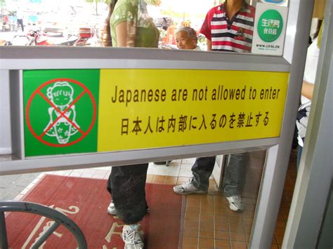 are japanese allowed in china